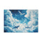 Sky Whales Grazing on Clouds — Canvas Wall Art — Front Gallery-Wrapped Canvas View