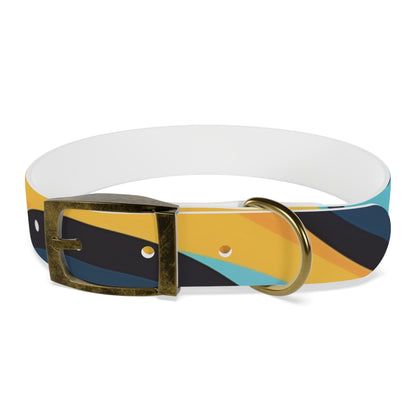 Retro Waves Dog Collar: Vibrant Style