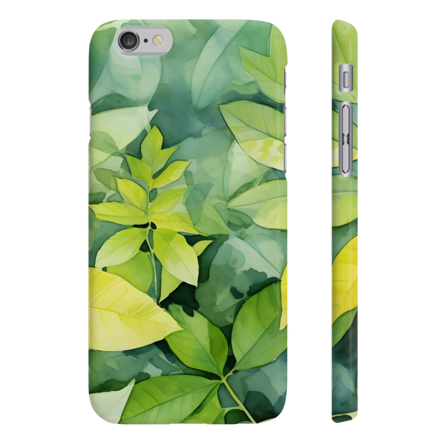 Watercolor Summer Foliage Phone Case | Phone Case | Accessories, Glossy, iPhone Cases, Matte, Phone Cases, Samsung Cases, Slim | Prints with Passion