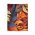 Autumn Foliage & Wildflowers Botanical Plush Fleece Throw Blanket - View 4 | Prints With Passion