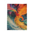 Phoenix Reborn in Waterfall of Color — Plush Fleece Throw Blanket — Product Detail View 10