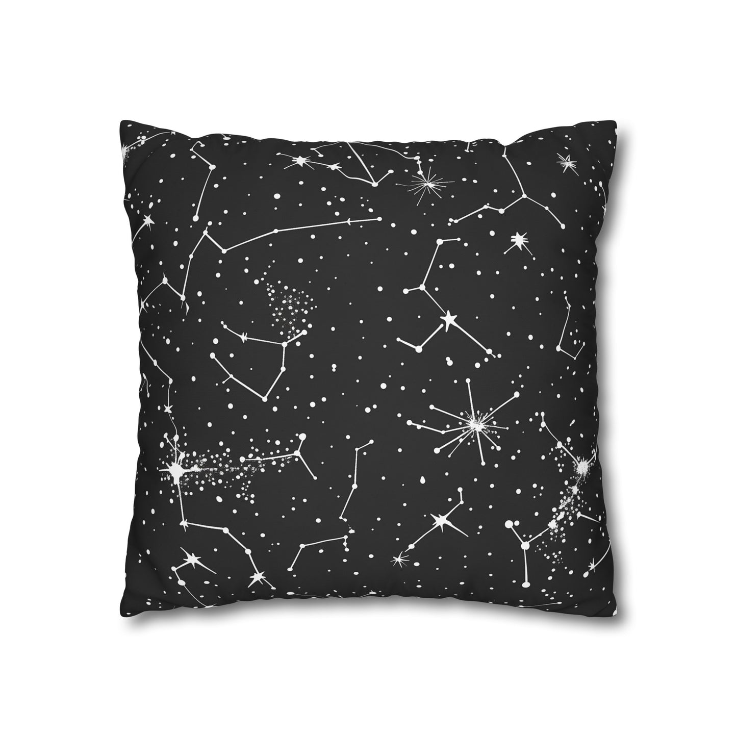 "Transform your bed into a celestial oasis with our Starry Night Pillow Case, featuring a seamless pattern of galactic wonders for a touch of magic in your bedroom."