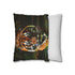 Tiger Emerging from Digital Glitch (Edition II) — 40×40 Cushion Cover — Sofa & Living Room Lifestyle View