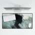 Abstract Waves Forming Human Silhouette — XL & XXL Desk Mat — Product Detail View 5