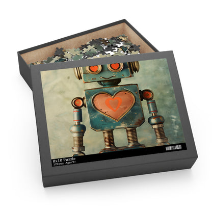 Retro Robot Love Puzzle | Puzzle | Back-to-School, Fall Picks, Games, Holiday Picks, Home & Living, Puzzles, TikTok, Valentine's Day, Valentine's Day Picks | Prints with Passion