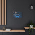 Floating Mask of Glowing Water Stretched Canvas Wall Art