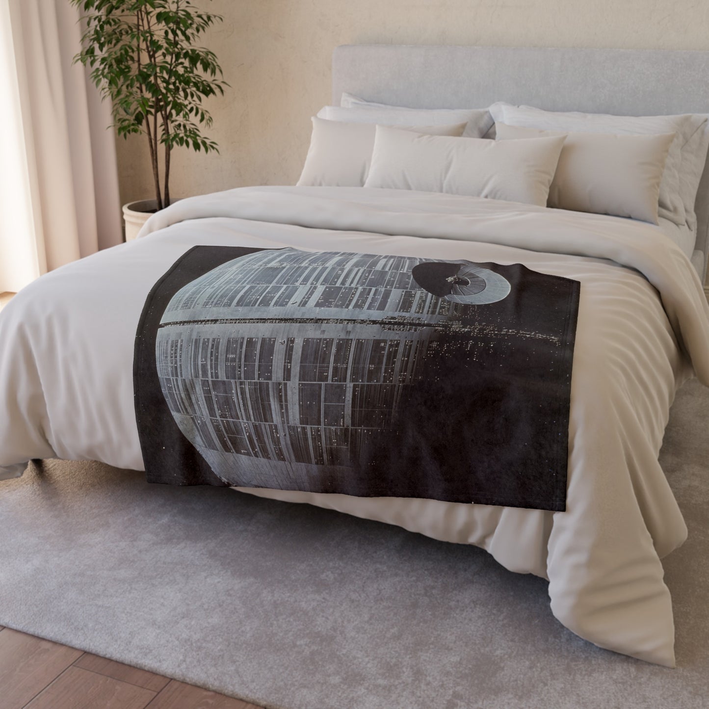 this blanket will keep you warm and comfortable while showcasing your love for the Empire. Whether you're watching your favorite Star Wars movie or just lounging at home