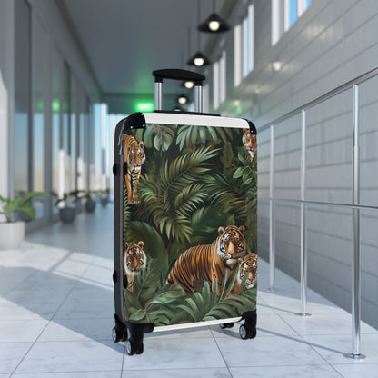 Tiger Print Jungle Safari Suitcase