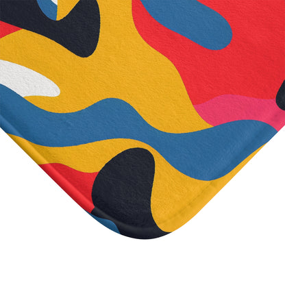 Vibrant Abstract Bath Mat