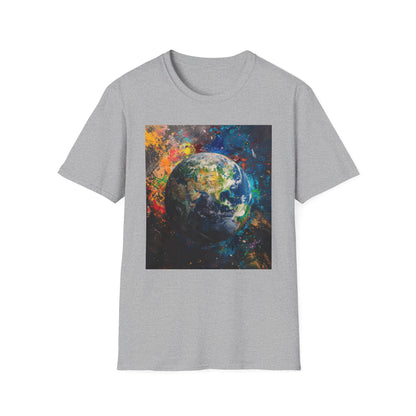 Our Blue Marble: Planet Earth Painting T-Shirt