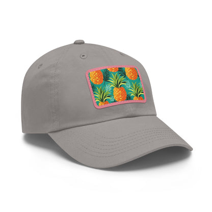 Tropical Twist Pineapple Print Cap