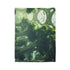 Sky Garden with Fractal Trees Plush Fleece Throw Blanket