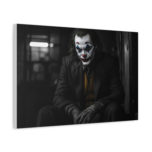 Jack Nicholson Classic Cinema Portrait — Canvas Wall Art — Side Profile & Stretched Corner Detail