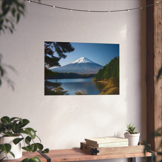 this poster makes a great gift for nature lovers. Explore the essence of Japan's iconic symbol of beauty and tranquility.