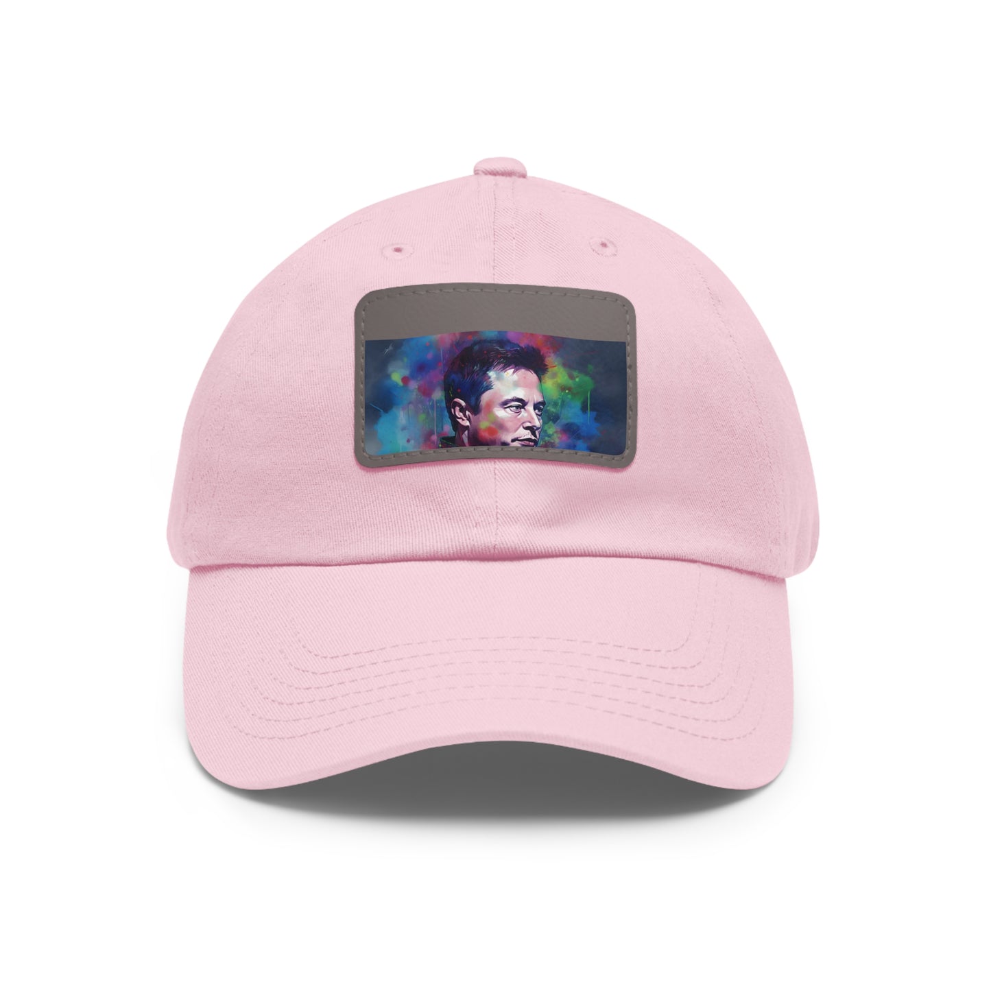 Neon Dreams: Elon Musk Watercolor Baseball Cap