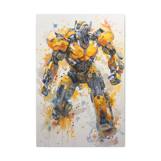 Bumblebee Transformer Hero Canvas | Canvas | Art & Wall Decor, Canvas, Fall Picks, Hanging Hardware, Home & Living, Indoor, Top Spring Products, Valentine's Day promotion | Prints with Passion