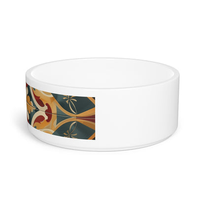 Chic Artisan Tile Pet Bowl