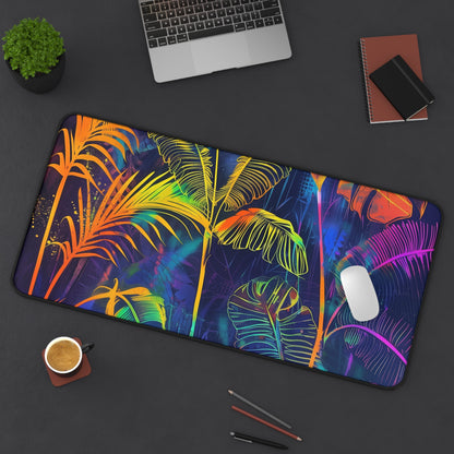 Neon Jungle Desk Mat: Elevate Your Workspace