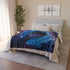 Cosmic Hand Reaching from Black Hole — Plush Fleece Throw Blanket — Product Detail View 9