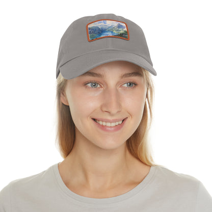 Alpine Splendor: Swiss Alps Watercolor Baseball Cap