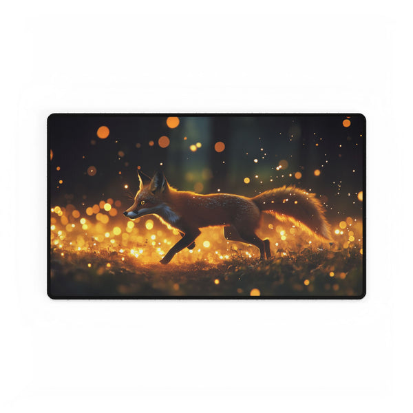 Spirit Fox Racing Across Fireflies Gaming XXL Extended Desk Mat