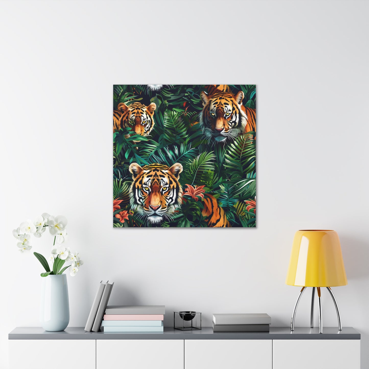 Tiger Paradise Canvas Print