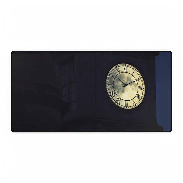 Clocktower Powered by Moon Phases Gaming XXL Extended Desk Mat