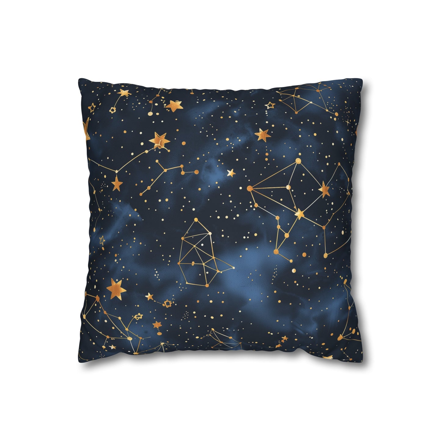 "Transform your bed into a celestial oasis with our Starry Night pillowcase, featuring a seamless pattern of constellations for a dreamy night's sleep"