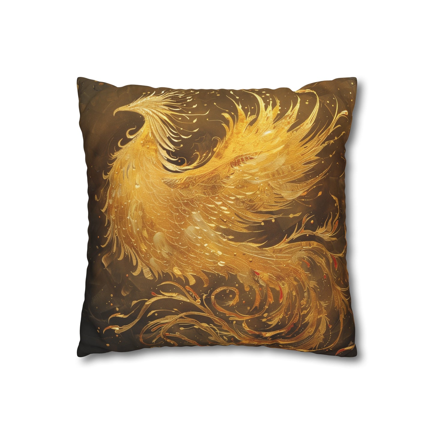 "Phoenix Fire Pillowcase - Transform your dreams with this fiery phoenix design. High-quality, comfortable, and stylish. Perfect for all seasons. Makes a great gift. Shop now!"