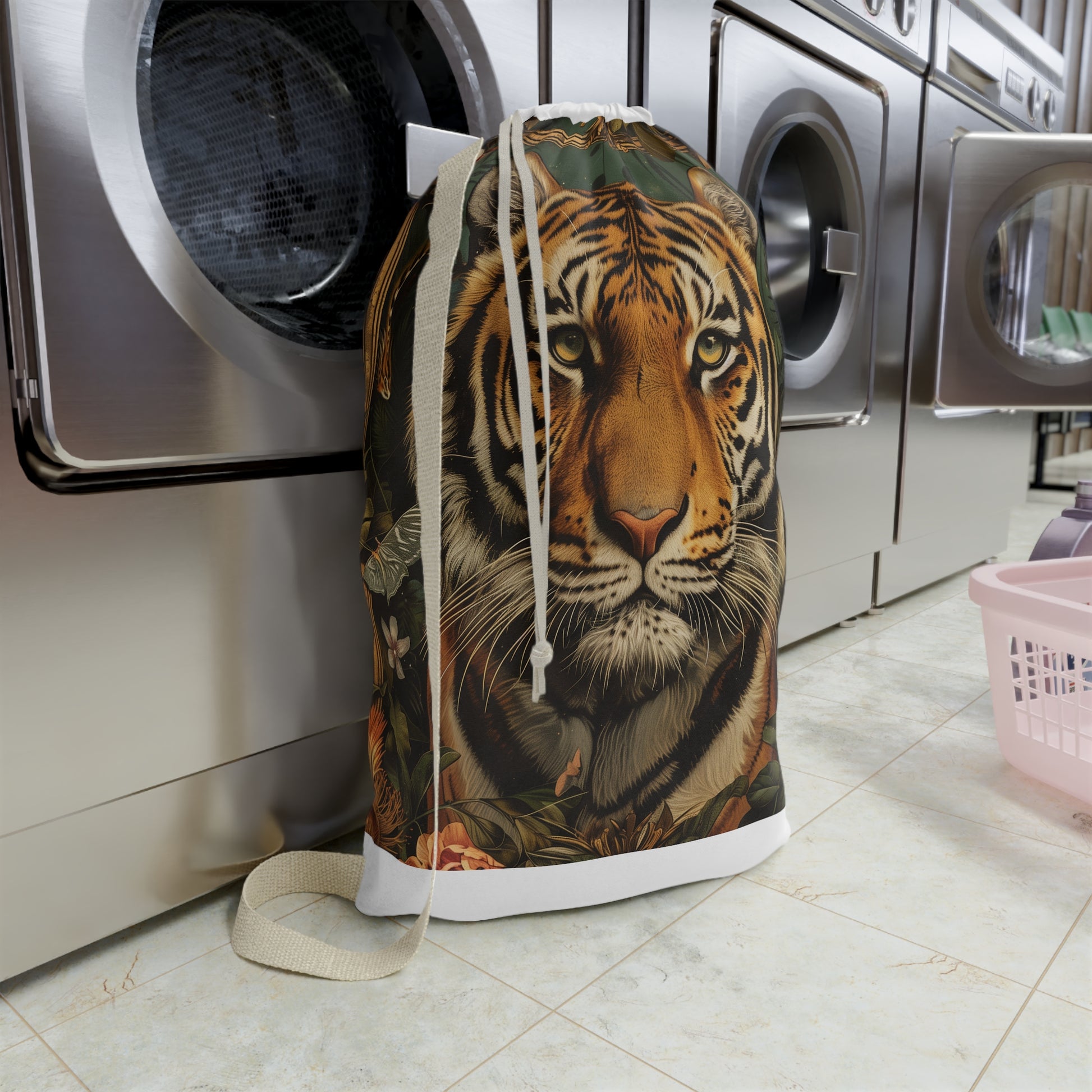 Tiger Print Laundry Bag | Home Decor | Accessories, All Over Print, AOP, Bags, Laundry, Sublimation | Prints with Passion