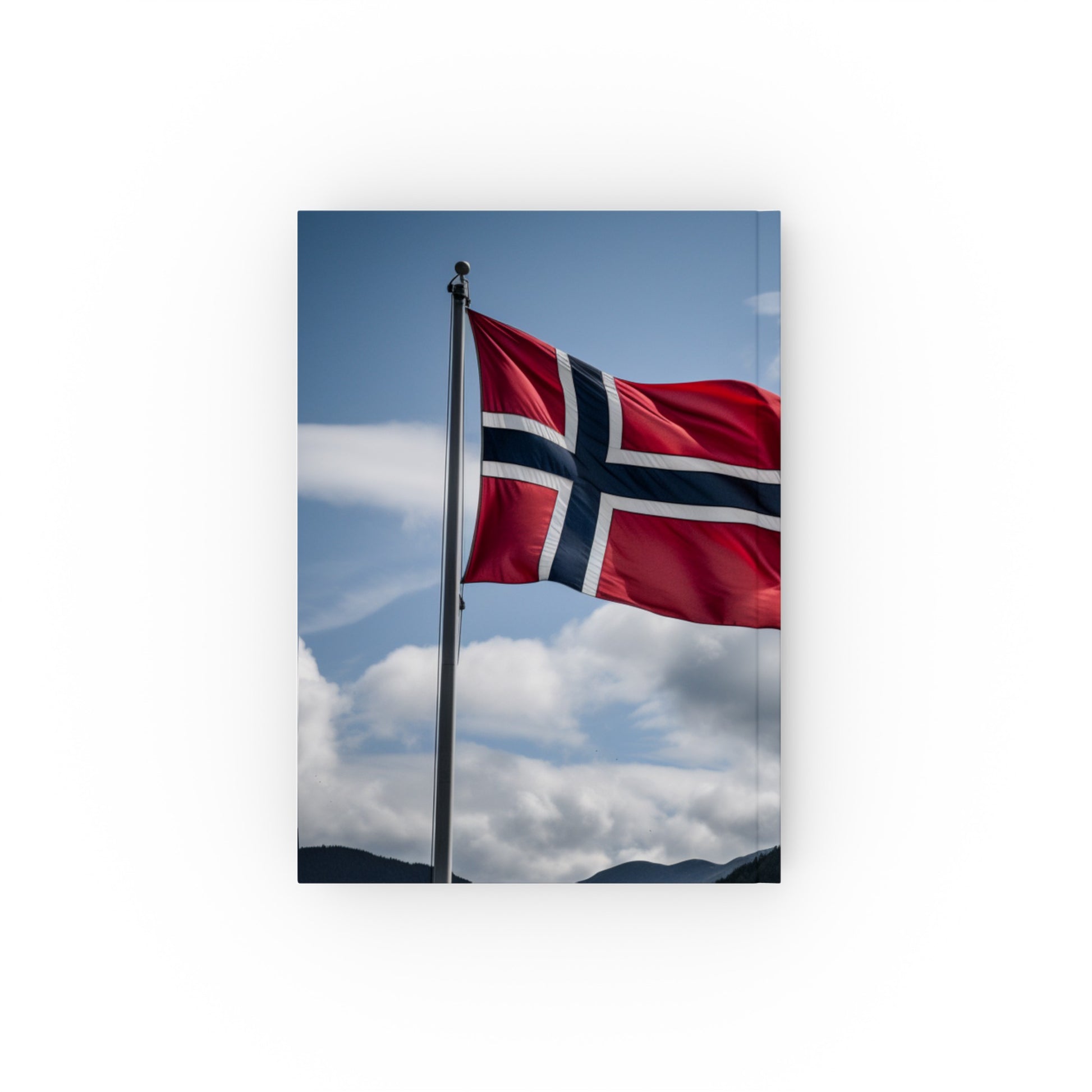 "Norwegian Adventures: A Fjordland Journal - Norwegian Flag Cover, Perfect for Travel Memories and Outdoor Adventures"