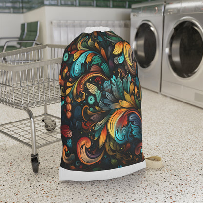 "Isomorphic Design Laundry Bag - Stylish organization for dirty clothes with chic pattern"