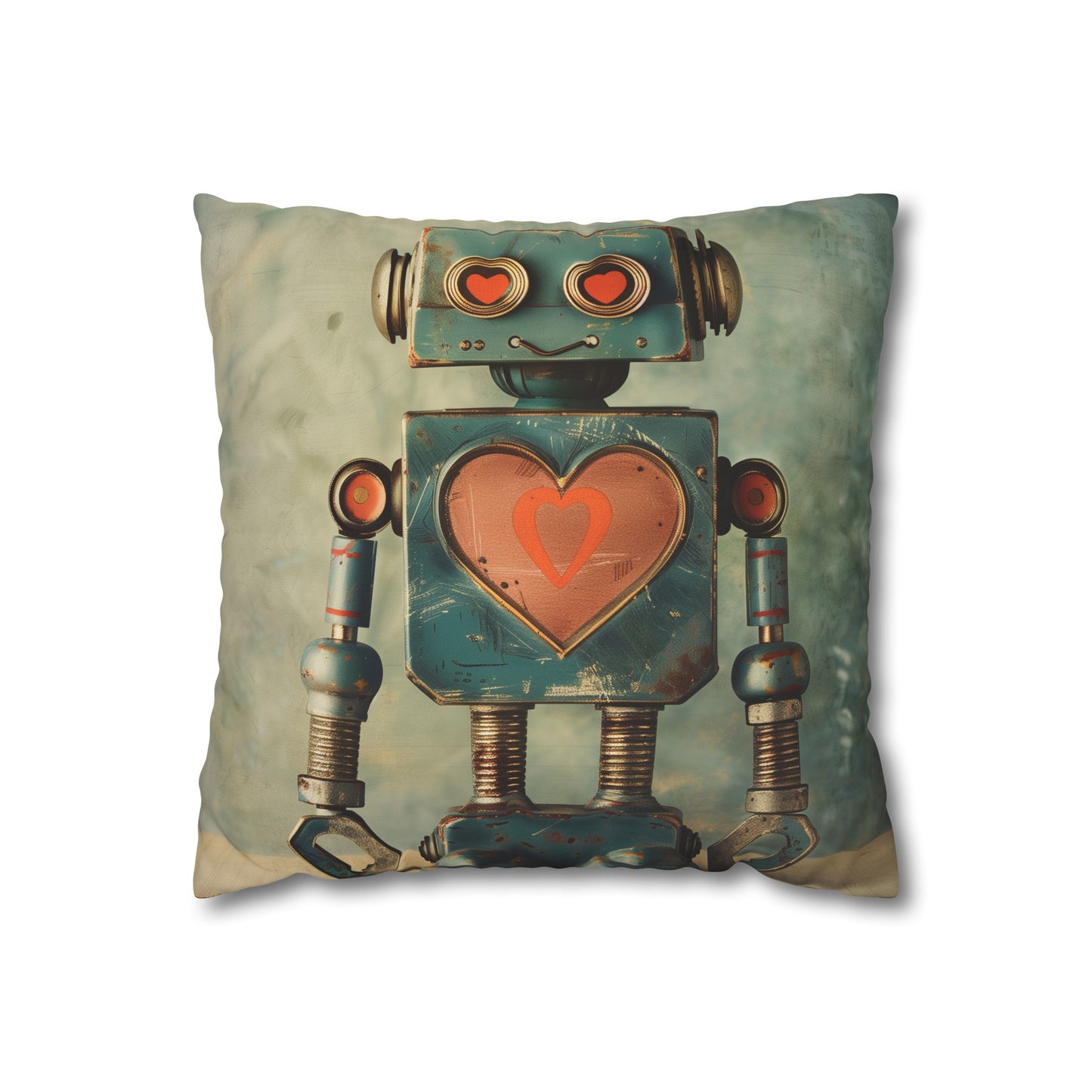 Robot Love Pillowcase | Pillow Cases | All Over Print, AOP, Bed, Bedding, Home & Living, Indoor, Pillow Case, Pillow Covers, Pillows & Covers, Sublimation | Prints with Passion