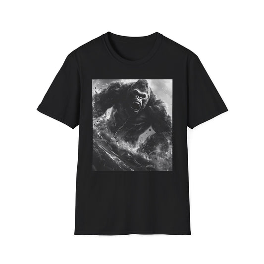 King of the Concrete Jungle: Kong's Urban Reign | T-Shirt | empire state building, film monster, giant ape, Include but not limited to:, new york city, Please do not include any negative comments or non related keywords., primate, skull island | Prints with Passion