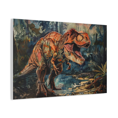 T-Rex Dinosaur — Canvas Wall Art — Product Detail View 6