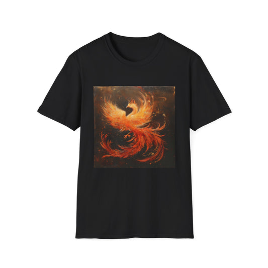 Wings of Rebirth: A Mythical Phoenix | T-Shirt | DTG, Men's Clothing, Regular fit, T-Shirts, Unisex, Women's Clothing | Prints with Passion