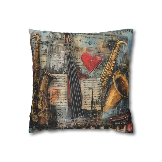 Musical Notes Pillowcase | Pillow Cases | All Over Print, AOP, Bed, Bedding, Home & Living, Indoor, Pillow Case, Pillow Covers, Pillows & Covers, Sublimation | Prints with Passion