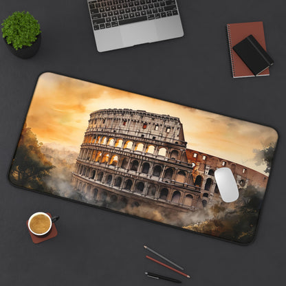 Colosseum Sunset Desk Mat | Desk Mat | Accessories, Back-to-School, Desk, Fall Bestsellers, Home & Living, Mouse pad, Mouse Pads, Mousepad, Seasonal Picks, Stationery, TikTok | Prints with Passion