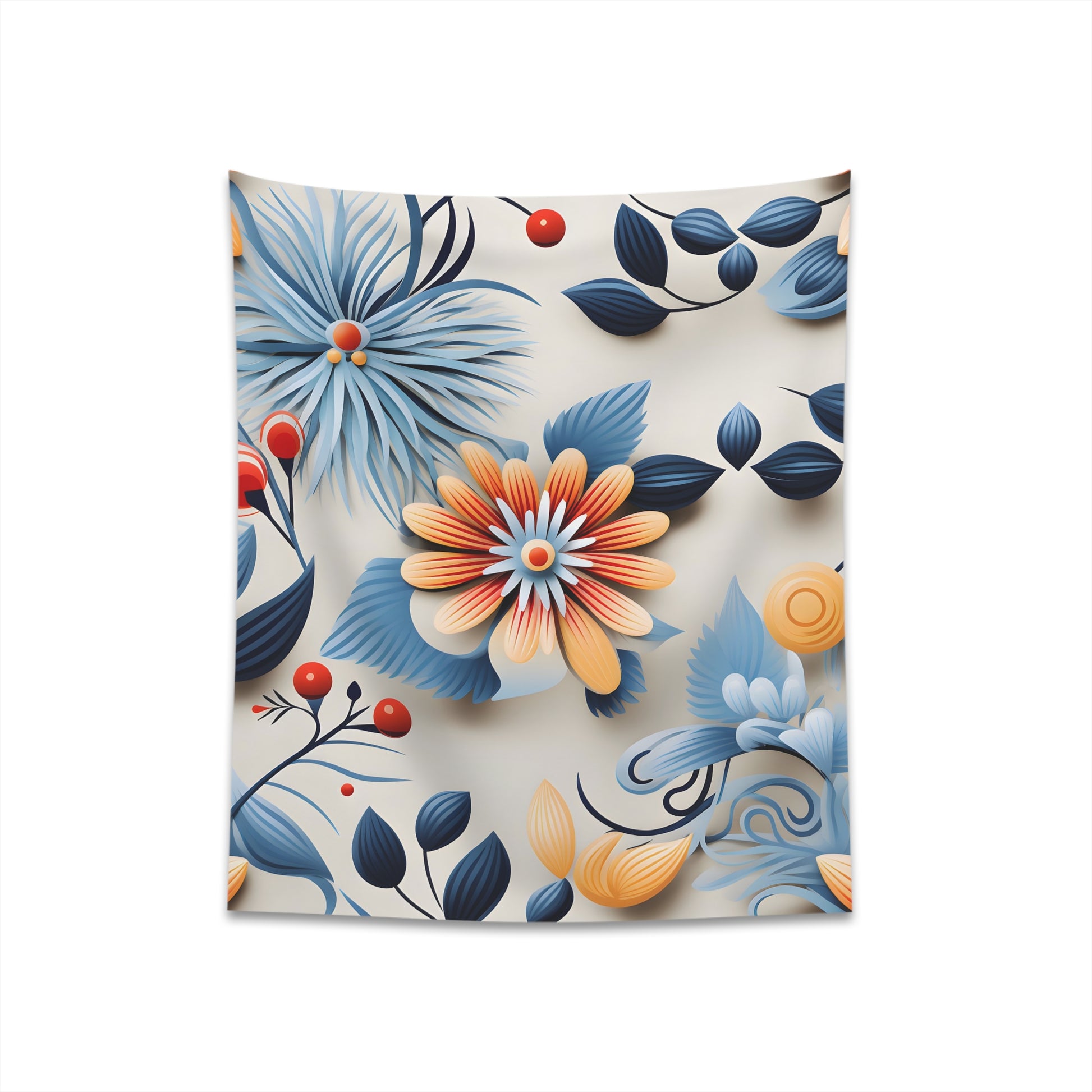 "Vibrant Floral Tapestry - Blooming Rhapsody: A captivating flower garden pattern in vibrant colors, perfect for all seasons. High-quality and stylish decor."