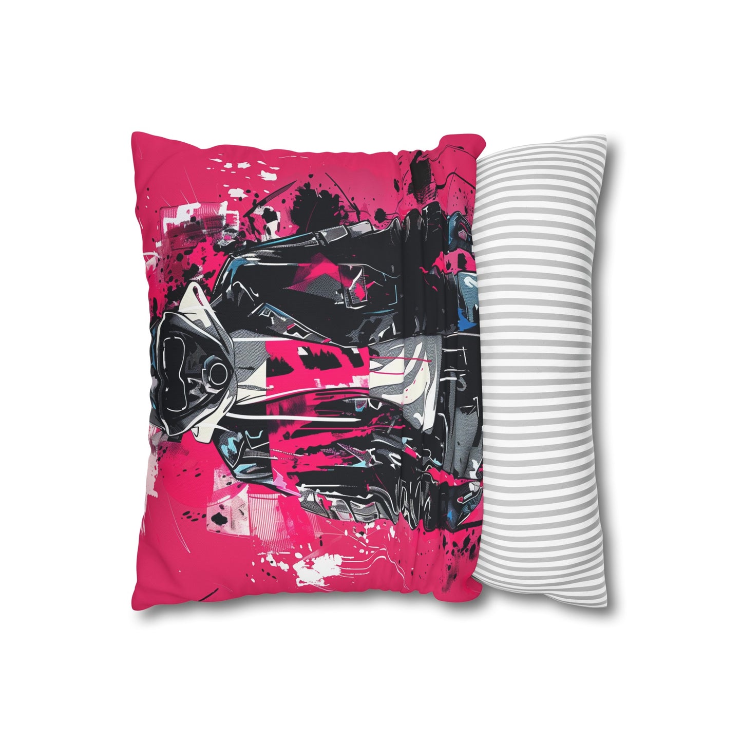 "Urban Style Pillowcase with Graphic Typography Design - High-Quality and Stylish, Perfect for All Seasons - Makes a Great Gift! Shop Now"