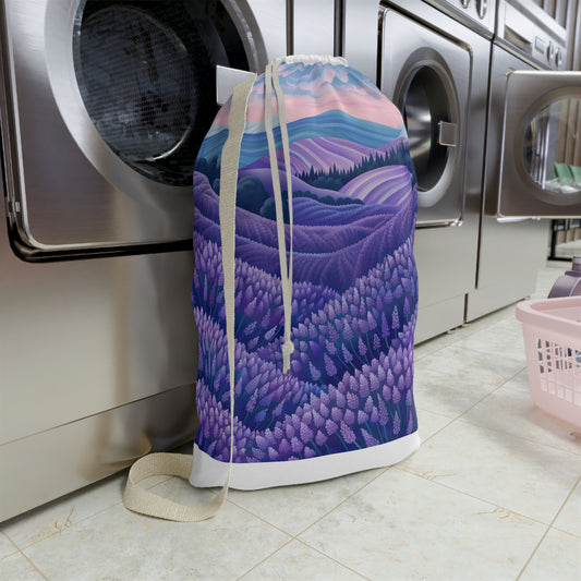 Lavender Fields Laundry Bag | Home Decor | Accessories, All Over Print, AOP, Bags, Laundry, Sublimation | Prints with Passion