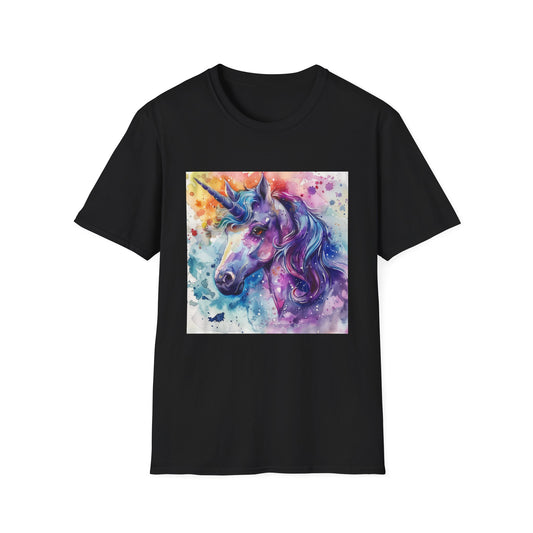 Mythical Majesty: Watercolor Unicorn Dream T-shirt | T-Shirt | DTG, Men's Clothing, Regular fit, T-Shirts, Unisex, Women's Clothing | Prints with Passion