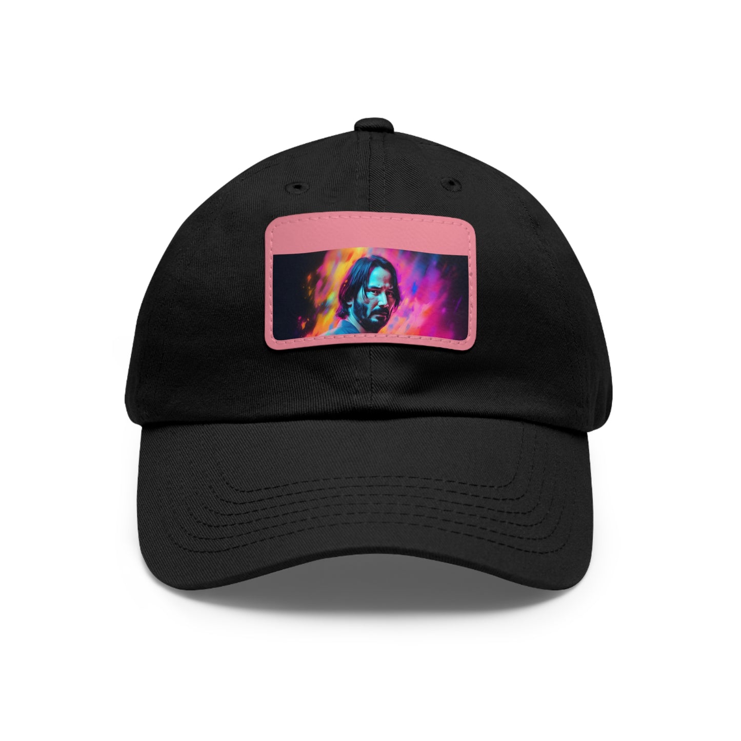 Neon Dreams: Keanu Reeves Watercolor Baseball Cap | Hats | Accessories, Cotton, hat, Hats, hats-tag, Unisex, Vegan | Prints with Passion