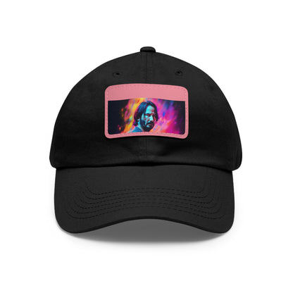 Neon Dreams: Keanu Reeves Watercolor Baseball Cap | Hats | Accessories, Cotton, hat, Hats, hats-tag, Unisex, Vegan | Prints with Passion