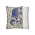 Portuguese Azulejo Tile & Elephant Boho Square Cushion Cover - View 4 | Prints With Passion