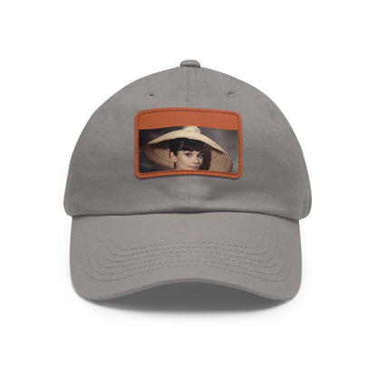 Iconic Audrey Hepburn Monochrome Baseball Cap