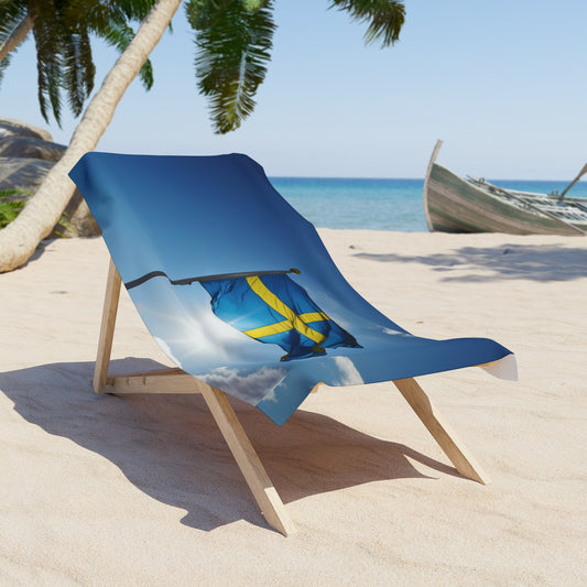 it is both stylish and functional for all your beach adventures. Show off your Swedish pride in style!