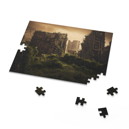 Twisted Cityscape Jigsaw Puzzle