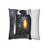 Coffee Mug with Galaxy Inside (Edition II) — 40×40 Cushion Cover — Sofa & Living Room Lifestyle View