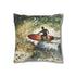 Aerial Surfers Double-Sided Square Cushion Cover